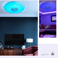 modern led smart ceiling light dimmable home lighing mounting ceiling lamp with speaker music ceiling lamp eye protection light