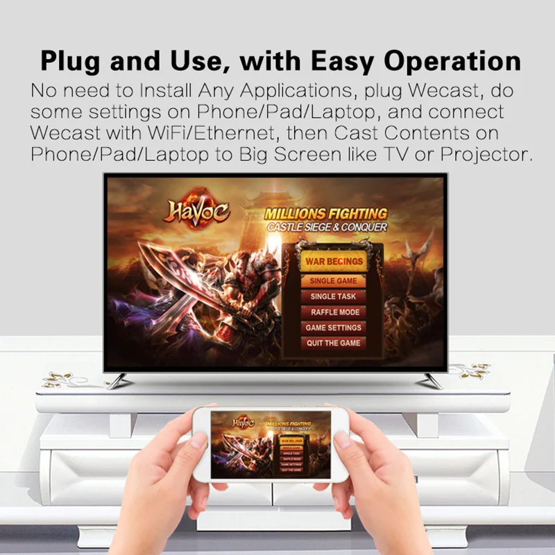HDMI ТВ-приемник с Wi-Fi 2 4 ГГц для Miracast Airplay DLNA зеркальное отображение iPhone iPad Mac Android