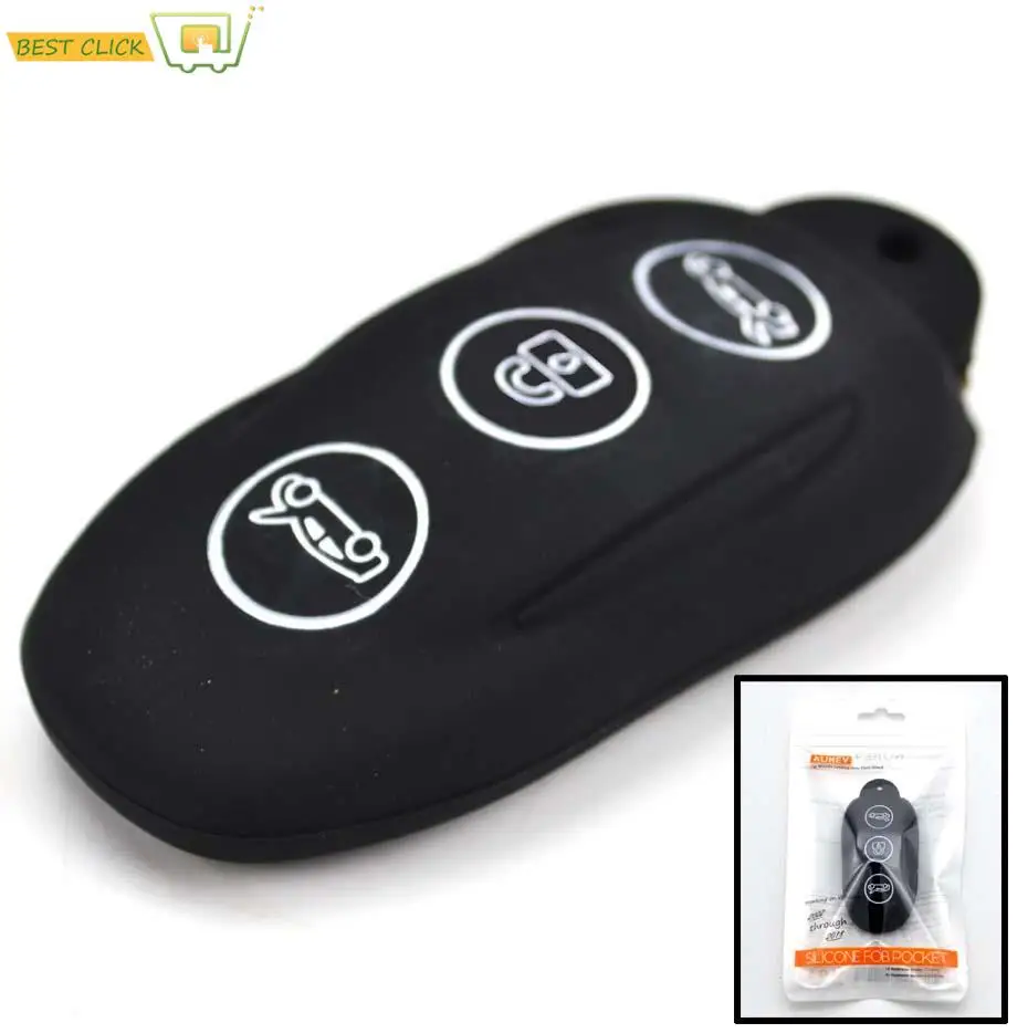 

Эксклюзивный черный автомобиль силиконовый ключ крышка чехол для Tesla Model S Брелок Карманный кожи Remote Защитный футляр держатель Key Chain Ring