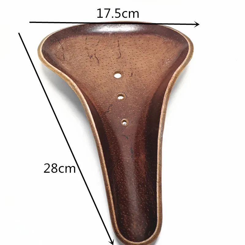 

Retro Vintage Bicycle Saddle Pure cowhide handmade Seat Custion Bike Sport Saddle Bicycle Cycling Saddle Bike Seat G98