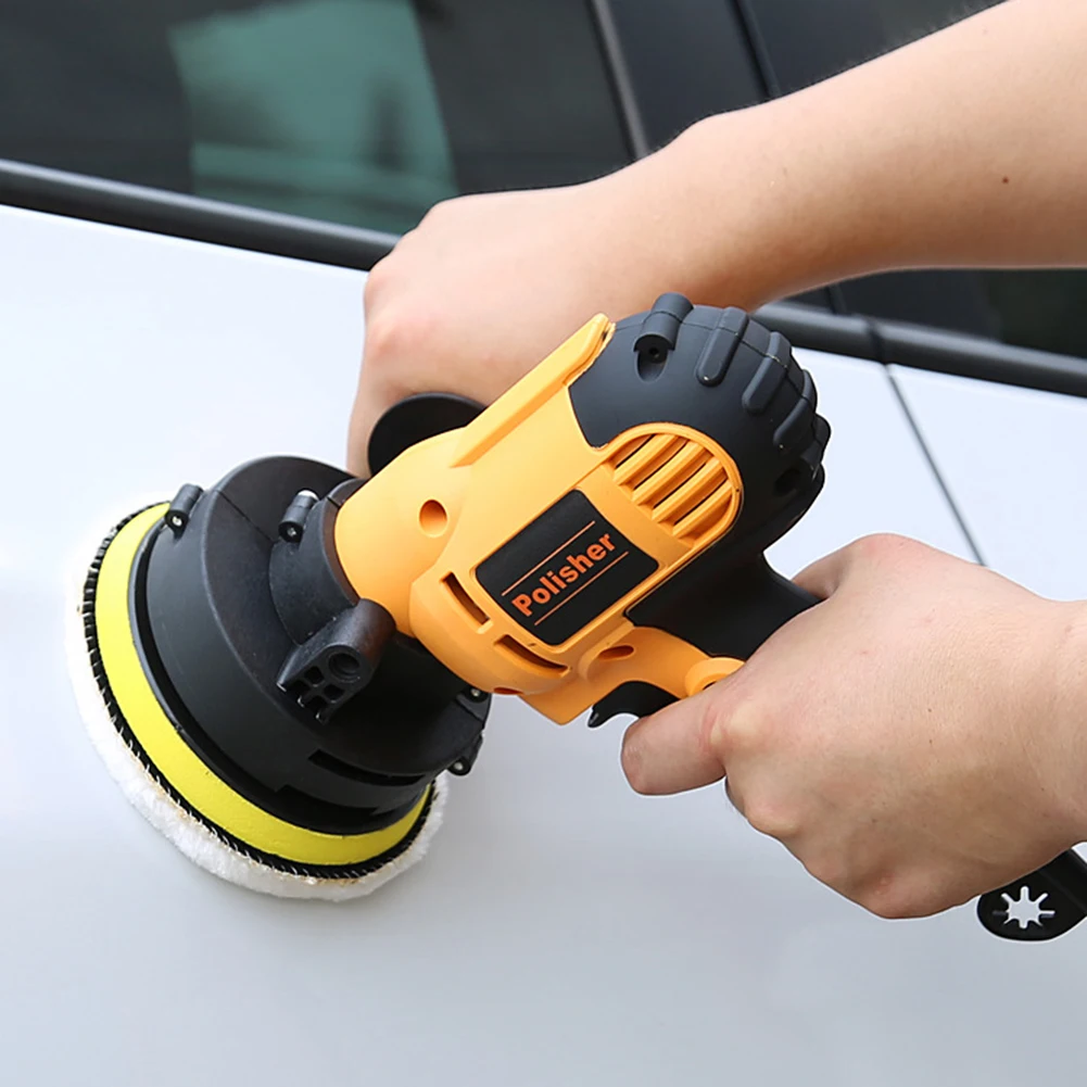 

ABS Polishing Machine Black + Yellow Car Machine Handle Low Noise Wrench
