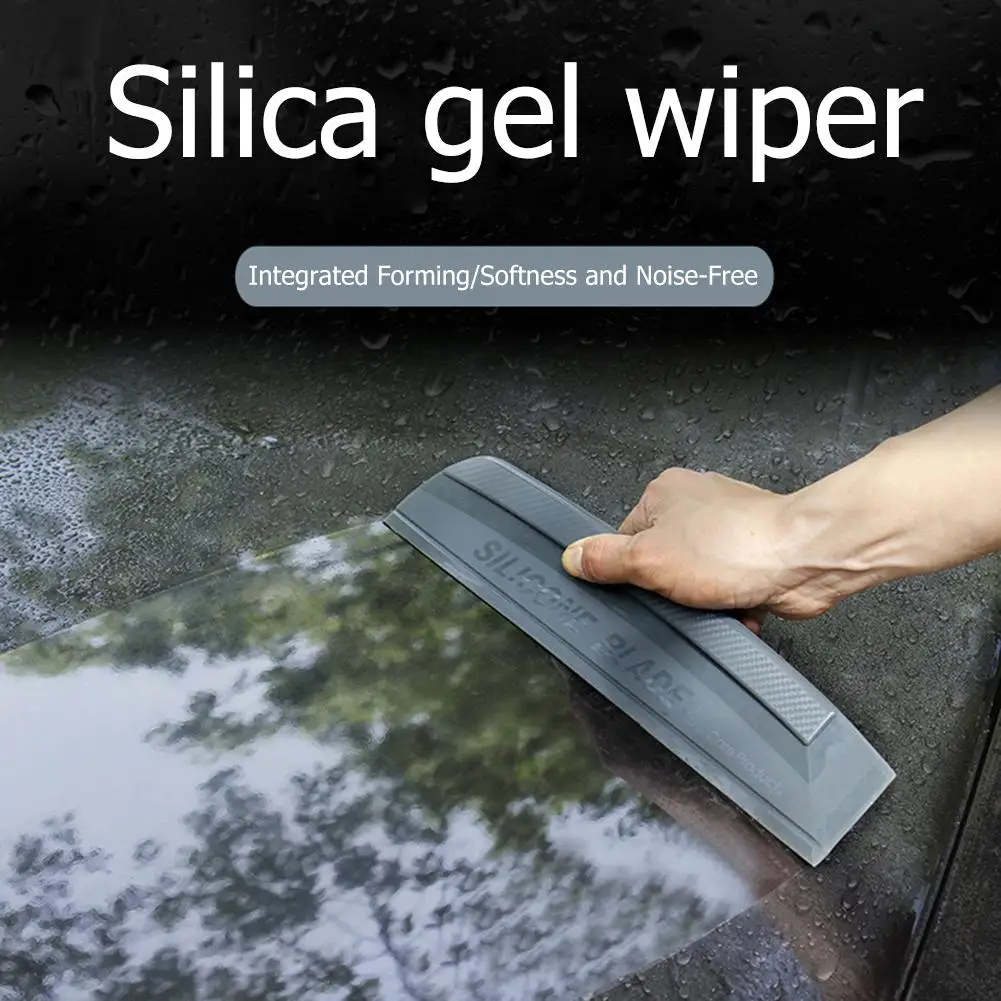 

Silicone Blade Car Wash Water Wiper Soap Cleaner Scraper Squeegee Auto Vehicle Windshield Window Cleaning Tool Car Wash