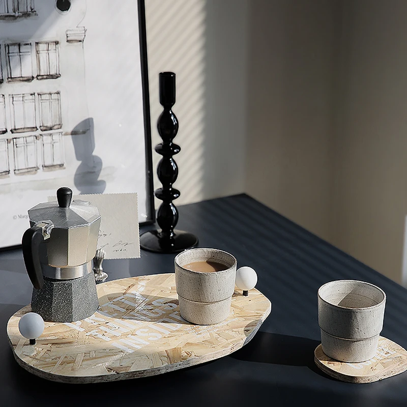 Nordic Dinner Plates Sets Wooden Serving Tray Tea Coffee Mats Irregular Desserts Food Organizer Platter Home Dinning Room Decor | Дом и сад