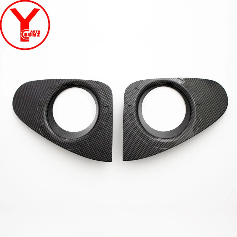 Углеродная передняя противотуманная фара крышка для Toyota Fortuner HILUX SW4 2015 2016 2017