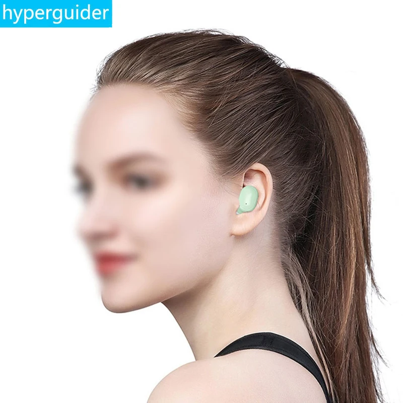 Hyperguider наушники TWS Bluetooth 5 0 Беспроводная гарнитура бинауральные вызова стерео Бас