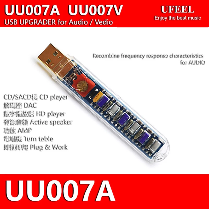 USB приставка Lusya Fever uuu007a для CD AMP DAC аудио UU007V ТВ Blu Ray проектор T1034|Усилители