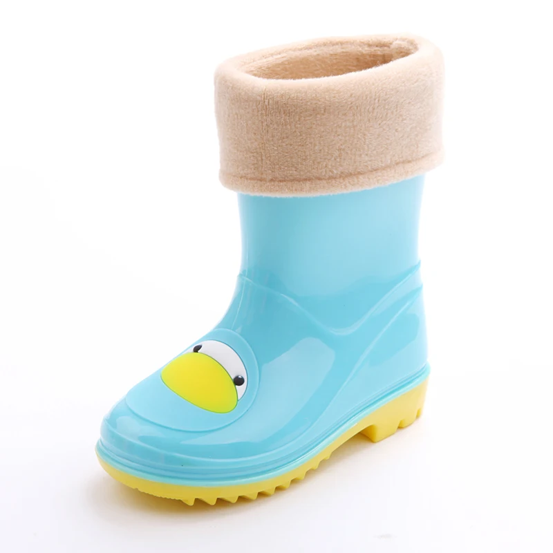 Blue with Socks DRIPDROP Резиновые сапоги для девочек | Резиновые сапоги для мальчиков | Ботинки для мальчиков | Детские резиновые сапоги - Цвет: Blue with Socks