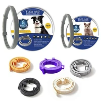 pet dog cat anti flea collar dog outdoor adjustable pet collar cat accessories 8 months drop shipping