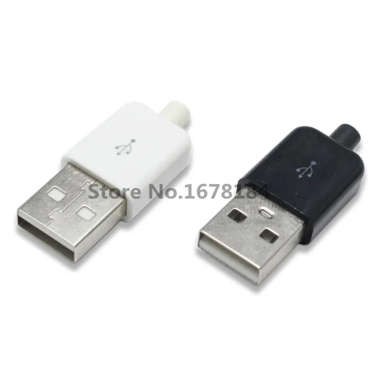 100 шт. DIY USB 5Pin сварочный Тип Штекерный разъем 3 в 1 никелированный адаптер|adaptor