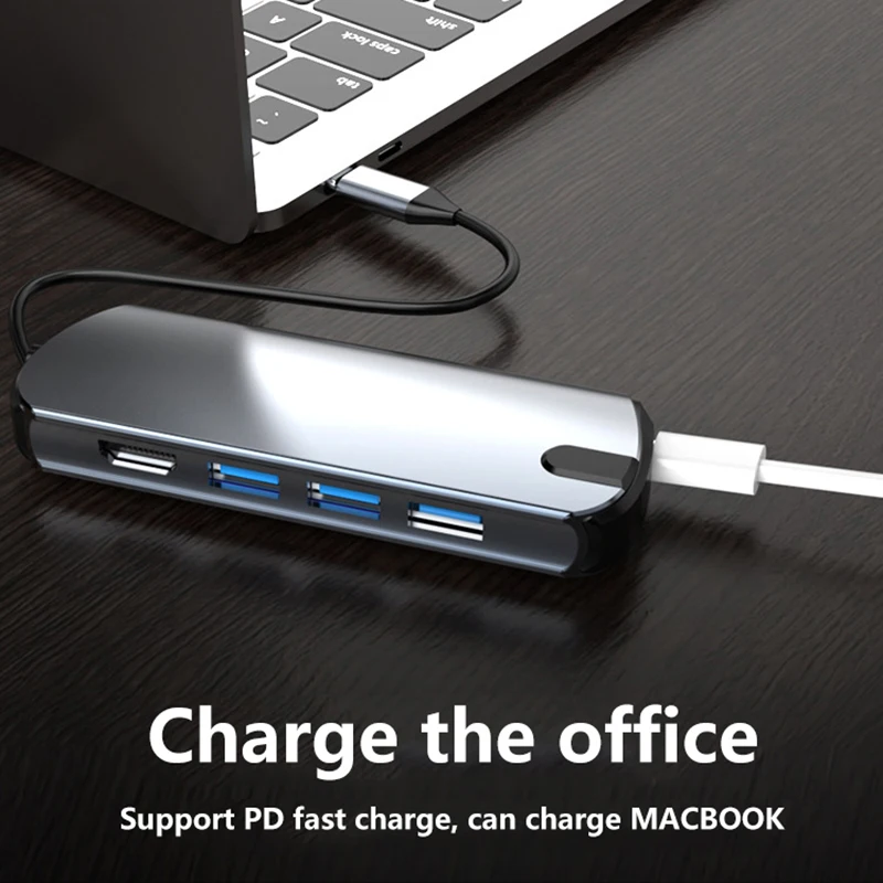 Кабель USB C концентратор типа к HDMI адаптер для MacBook Samsung Dex Galaxy S10/S9 конвертер Thunderbolt