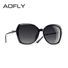 Женские поляризационные очки AOFLY, брендовые солнцезащитные очки в форме бриллианта, с градиентными линзами, UV400