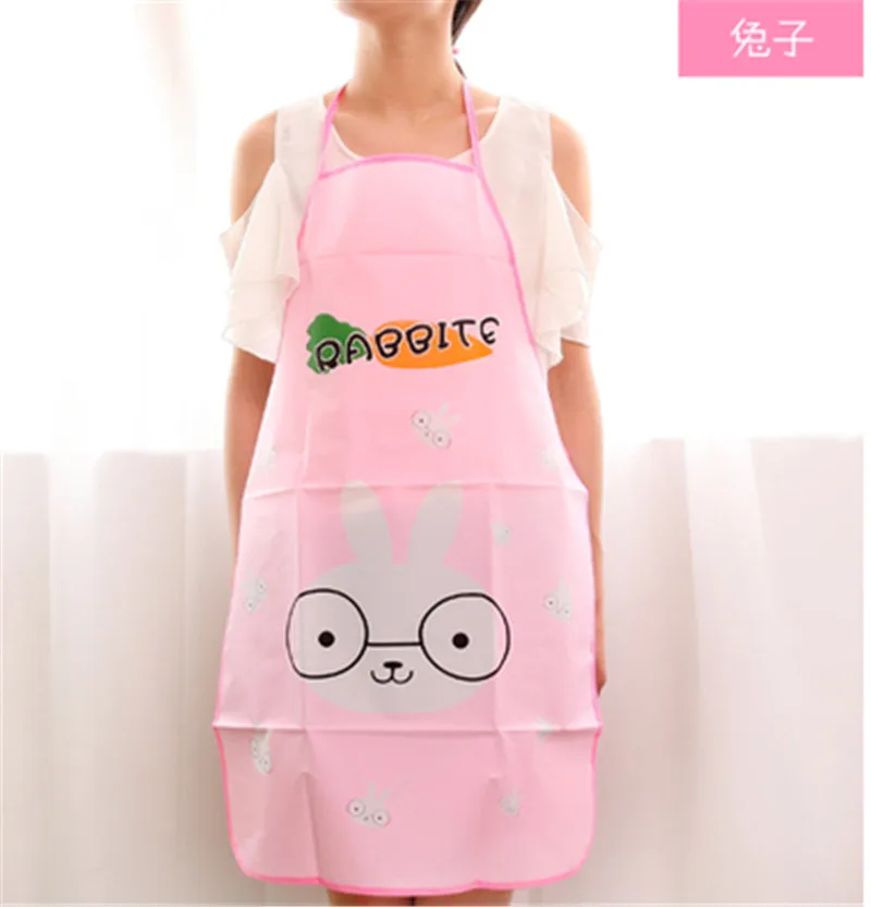 Мультяшный Кухонный Фартук с изображением кролика Детские фартуки фартук для