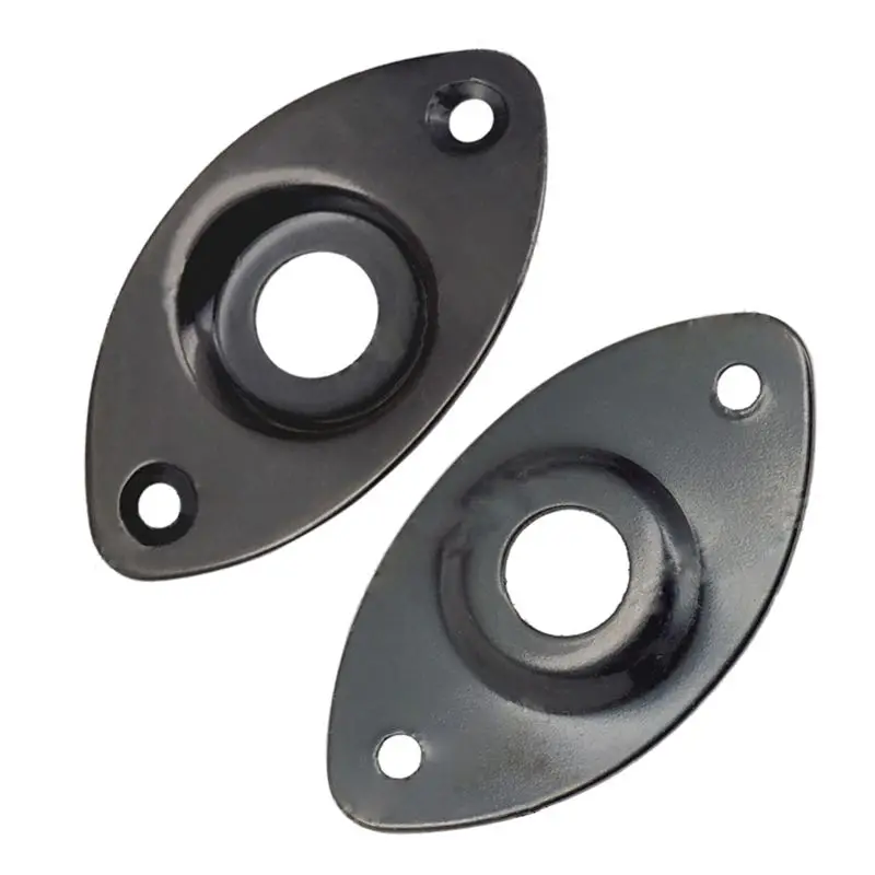 Овальная Встроенная фотопластина 30 BK овальная и черная розетка высокого