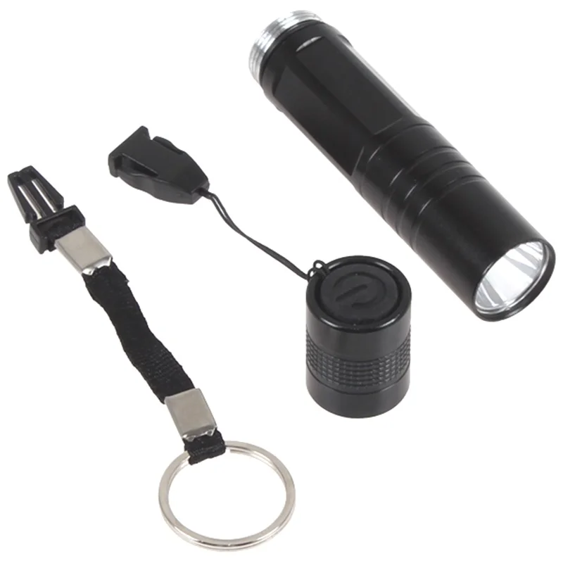 

Mini LED Flashlights 4W Black Mini 200LM LED Flashlight for Outdoor Activities