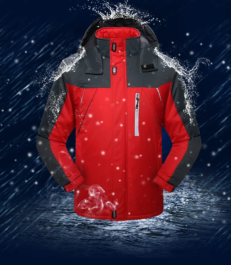 Мужская Уличная флисовая куртка для альпинизма теплая ветрозащитная высокого