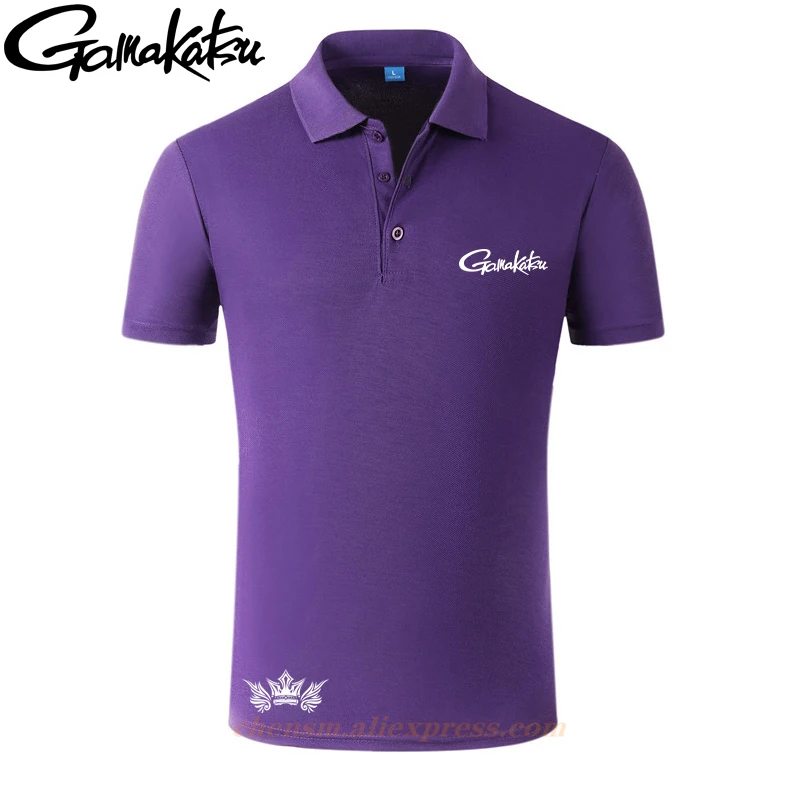

2021 New Gamakatsu Clothing Fishing T Shirts Men for Summer Polo Shirts Fishing Jackets Breathable Fishing Clothes Men Top