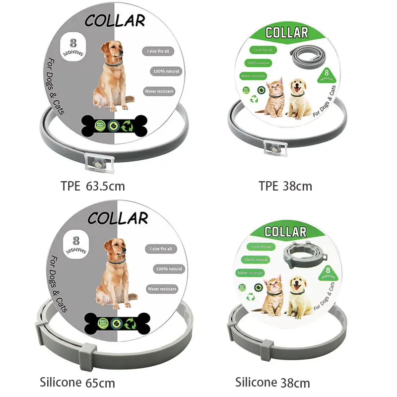 Новый анти блохи от клещей комаров для питомца собаки ошейник кота