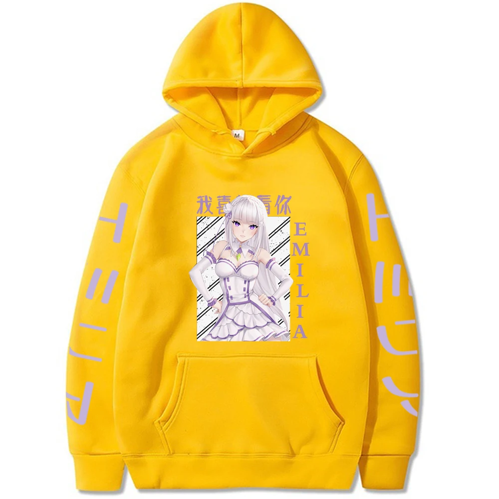 Толстовка мужская с рисунком аниме Re:Zero-start Life in other World |