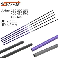 12pcs spine 250 600 archery pure carbon arrows shaft 30inch id6 2mm recurve bow and arrows hunting shooting accessories