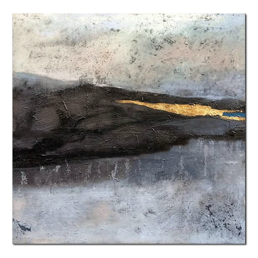 

Black And White Abstract Oil Painting 100% Hand Painted Modern Unframed Living Room Decoration Canvas Art High Quality Wall Art