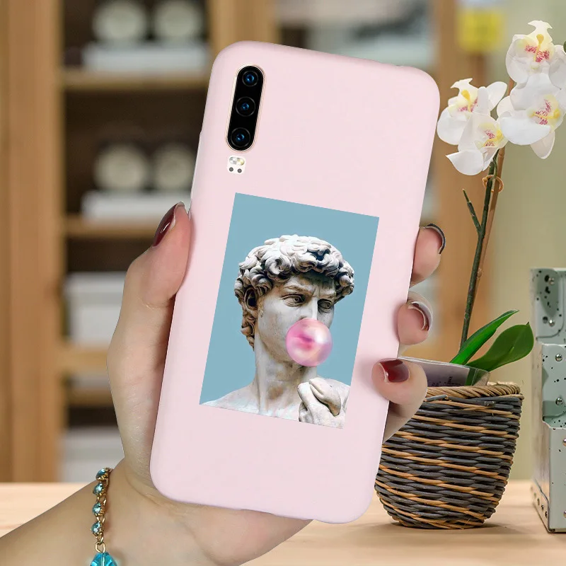 Матовая силиконовая задняя крышка для телефона Huawei P30 PRO P20 Lite P10 P40 E P Smart 2020 2018 2019 Plus