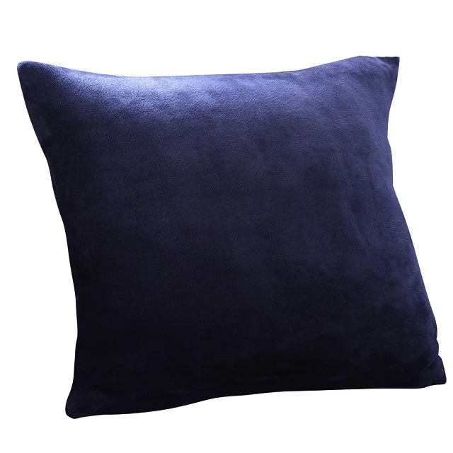 Blue pillow cover Зимний плюшевый чехол для дивана все включено чехол для дивана без подлокотника без поручня чехол для дивана три сиденья Капа де диван - Цвет: Blue pillow cover
