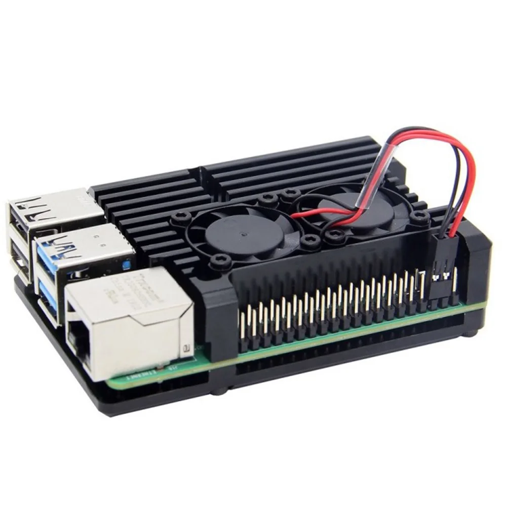 

Protective Box CNC Aluminum Alloy Case Cover Enclosure For Raspberry Pi 4B