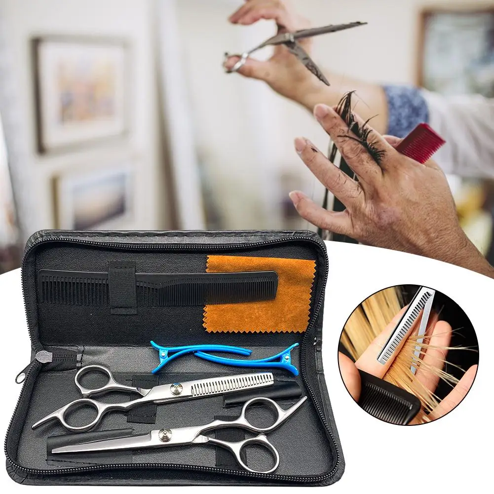 Парикмахерские ножницы Brainbow 6 дюймов для стрижки филировки стайлинга из