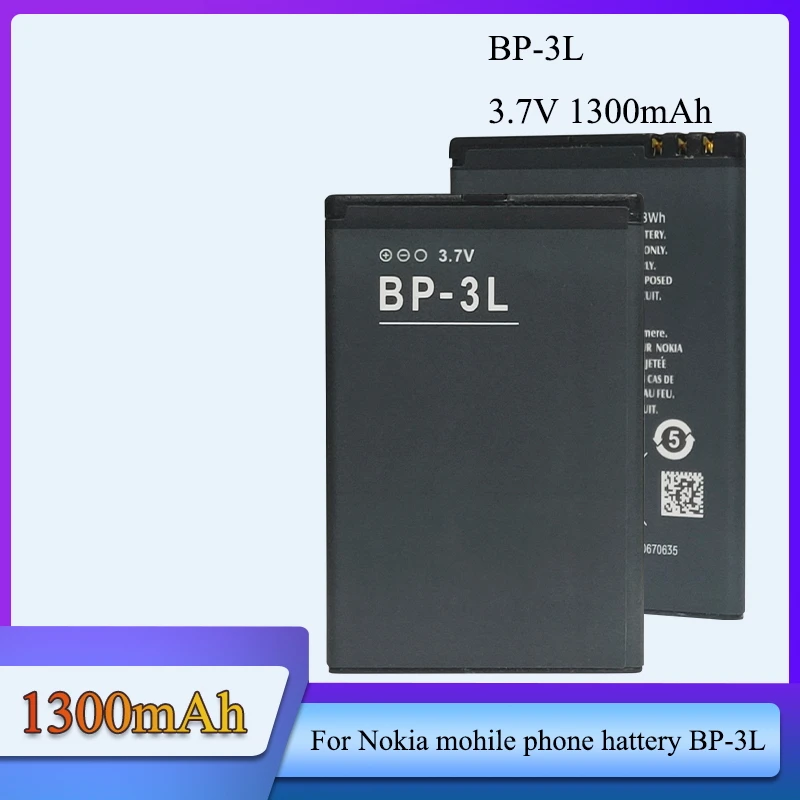 BP 3L Сменный аккумулятор для NOKIA Lumia 710 610 303 3030 510 603 610C 1300mAh BP3L|Перезаряжаемые