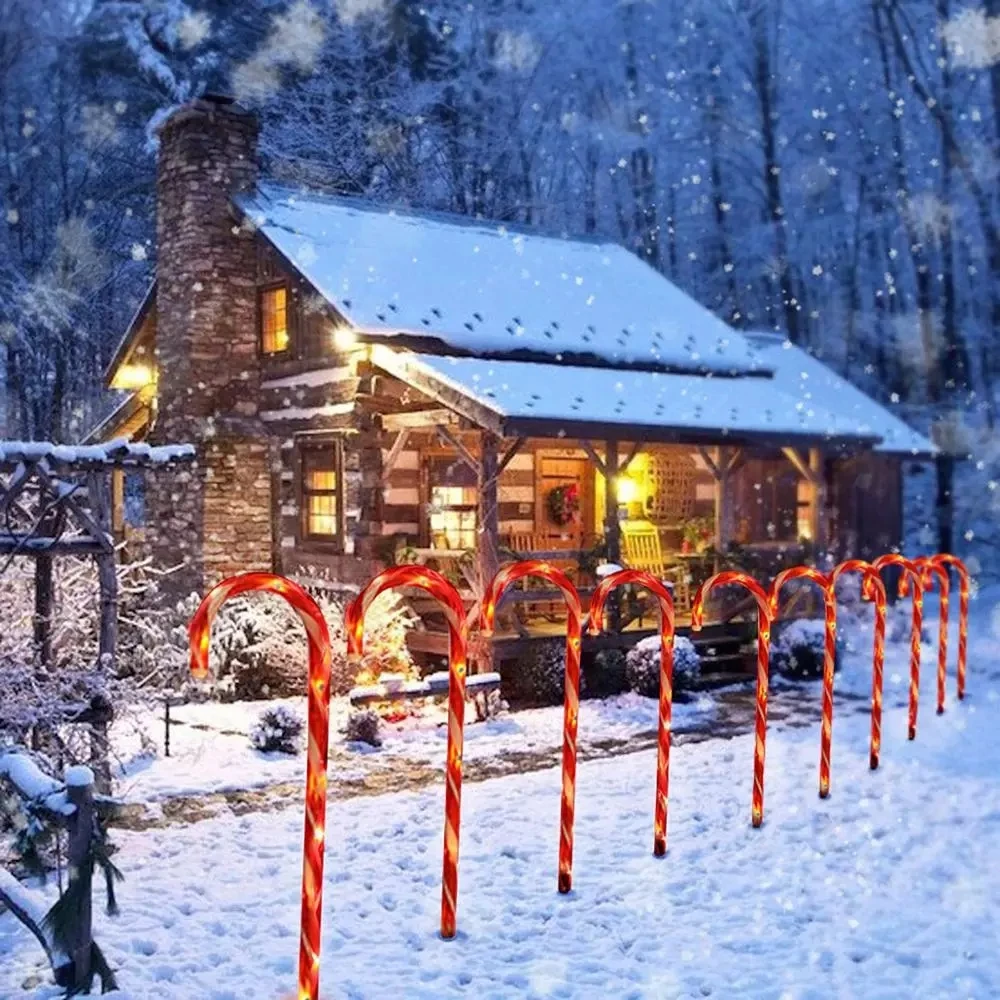 Рождественские конфетные тростниковые костыли украшения Рождественский Декор