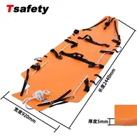 High Quality Lift Roll Stretcher Folding Multifunctional Fire Emergency Well Height Rescue Soft Lying Frame