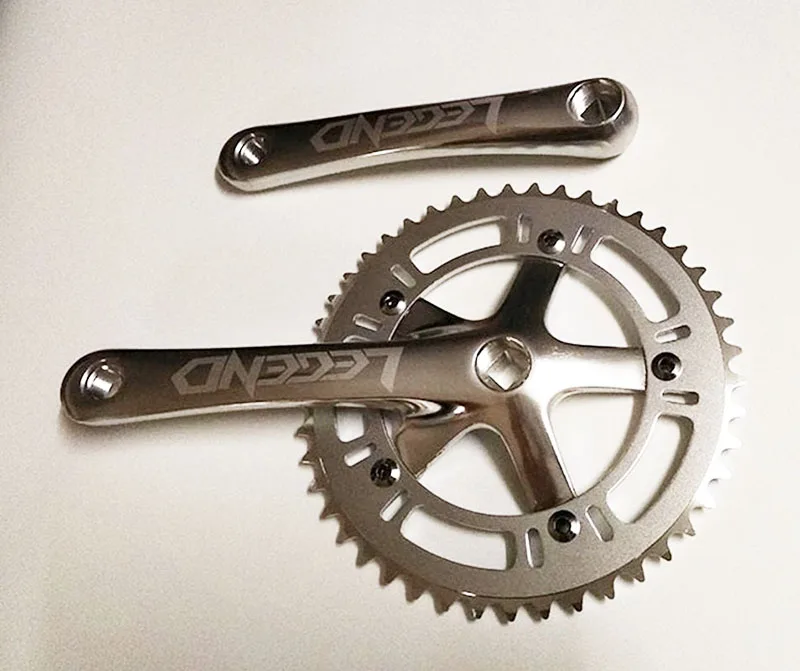 Набор кривошипов с фиксированной передачей 48T алюминиевый комплект для