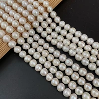 10 12mm natural baroque pearl beads nearly round string bead for jewelry making diy necklace bracelet earring accessories