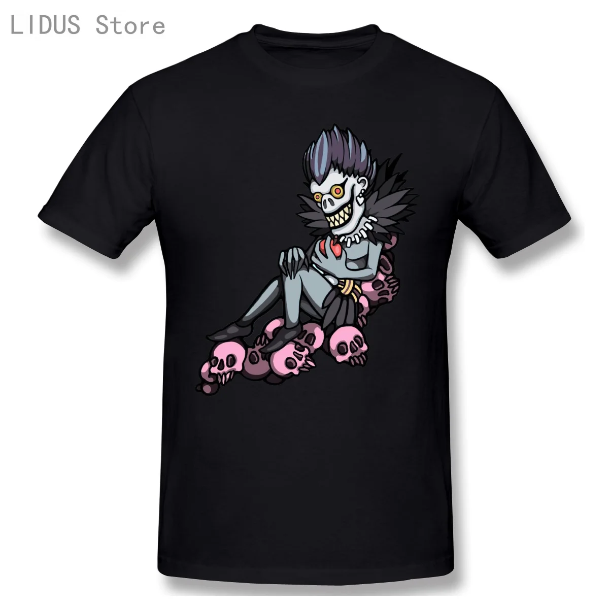 

2021 Fashion Graphic T-shirt Cartoon Anime Death Note (8) Short Sleeve Casual Men O-neck 100% Cotton T shirt Top
