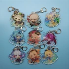 Игра Genshin Impact брелок персонаж Kaedehara Kazuha Yoimiya Eula Kamisato Ayaka двусторонний брелок для ключей