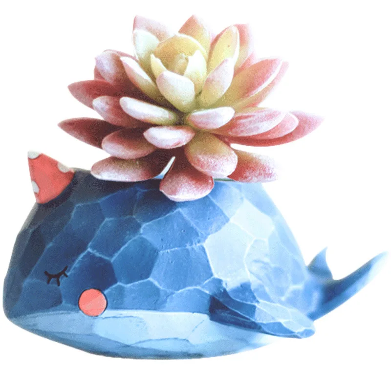 

Cute Animals Plant Pot Simulation Succulent Plants Potted Indoor Outdoor Home Decoration Green Plant Crafts Garden Flower Pot
