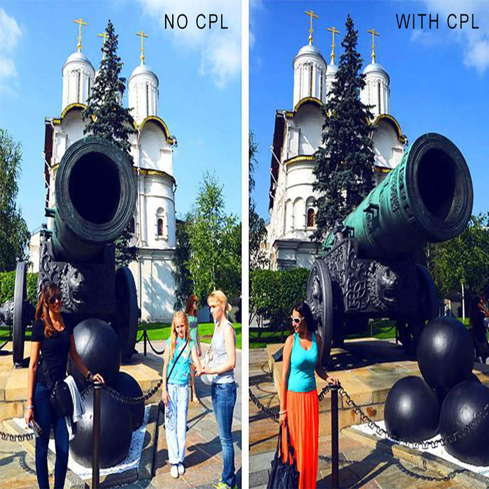 Поляризационный фильтр BAODELI Cpl 37 46 49 52 55 58 67 72 77 82 мм для камер объективов Canon M50 6d 600d