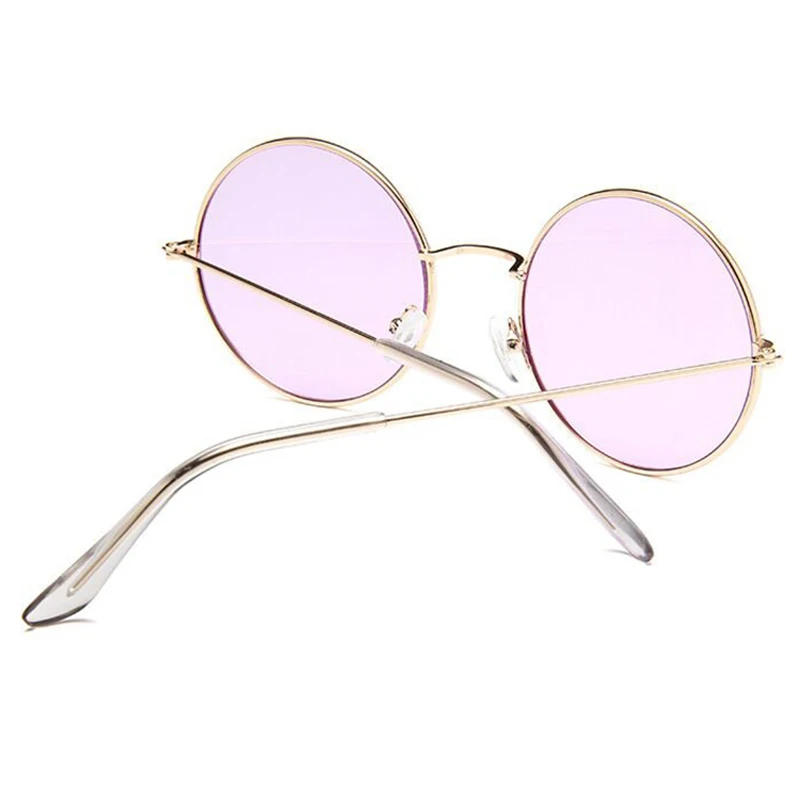 Очки солнцезащитные женские круглые в стиле ретро брендовые дизайнерские