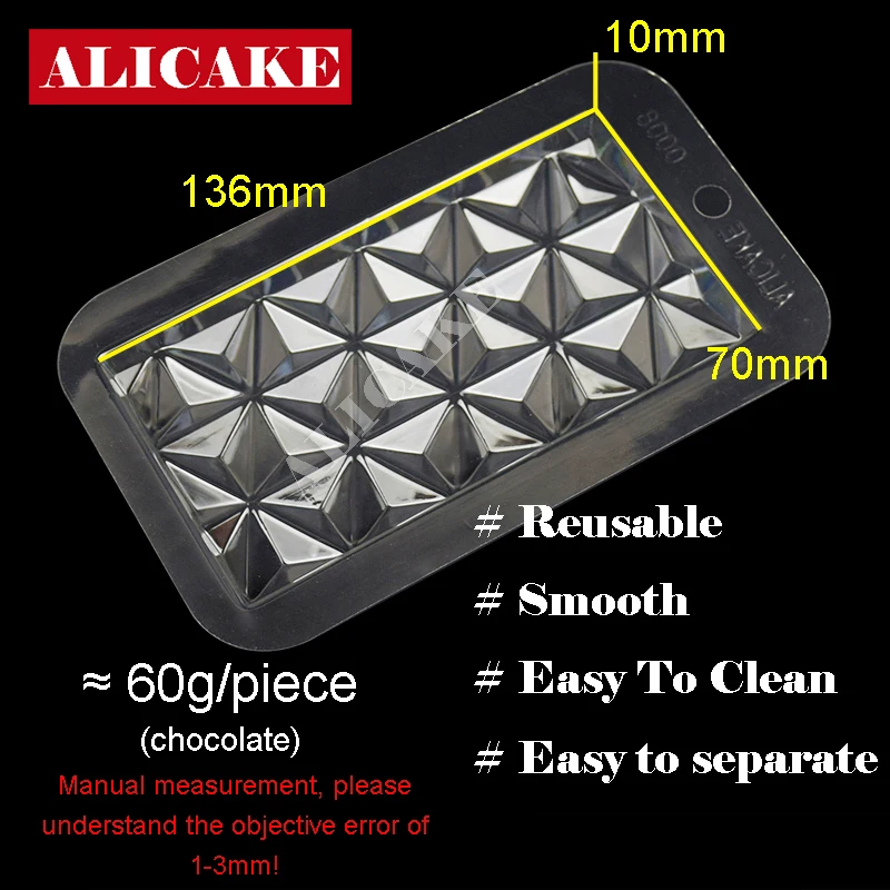 2-5 шт шоколадная форма для алмазных конфет Бонбон пластиковый торт домашних