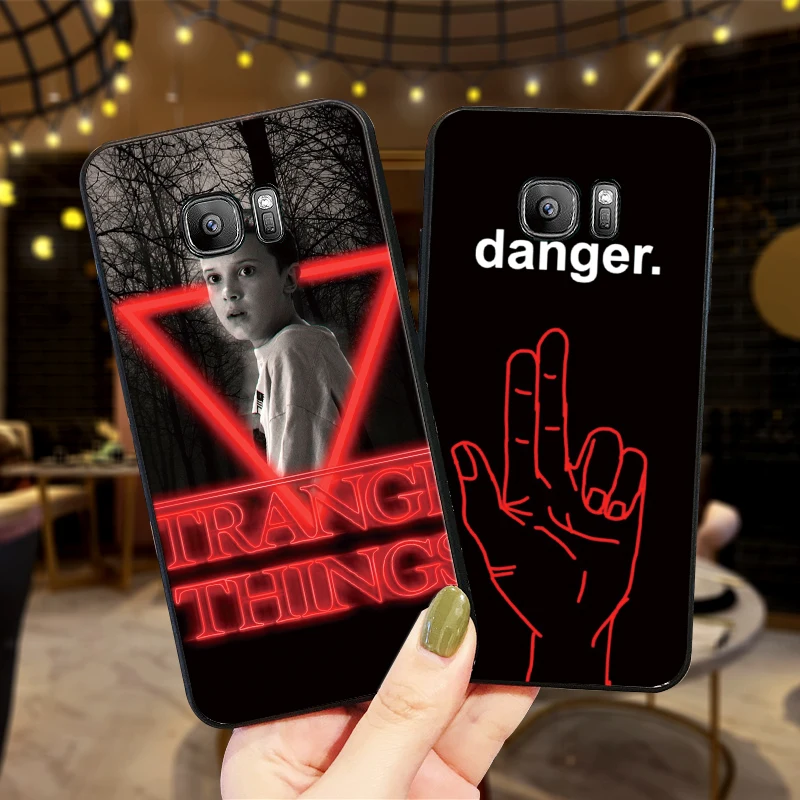 Очень странные дела Мягкий силиконовый чехол для телефона Samsung Galaxy S6 S8 край S7 S9