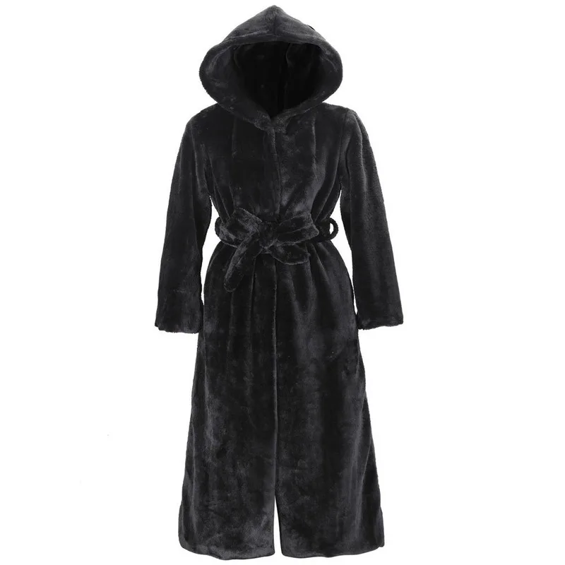 Женское пальто из искусственного меха, куртка с капюшоном, длинные пальто, женское осенне-зимнее пальто, женская мода, искусственный мех KJ977,...