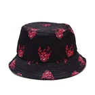 Панама женская, мужская, летняя, с принтом в виде монстра, дракона