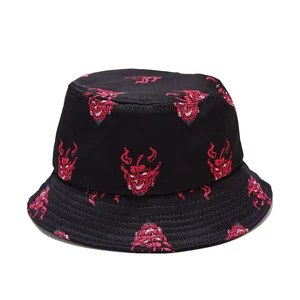Панама женская, мужская, летняя, с принтом в виде монстра, дракона