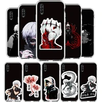 japanese anime tokyo ghoul phone case for samsung galaxy s10 s20fe s21 s30 plus ultar s6 s7 s8 s9 edge 5g clear cover