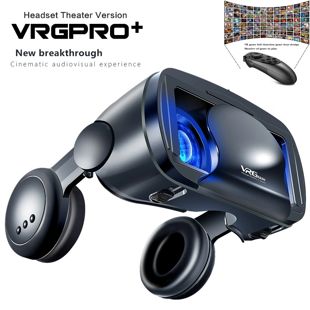 

VRGPRO 360 ° Panoramic 3D Glasses VR Helmet Augmented Reality Glasses For Mobile Phone All-round Interaction For Smartphones