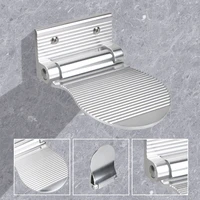bathroom footrest shower foot rest pedestal pedal wall mounted blacksilver aluminium alloy shower footstool anti slip