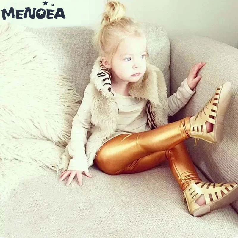 Menoea для девушек брюки Новая повседневная одежда девочек Узкие Штаны скинни с