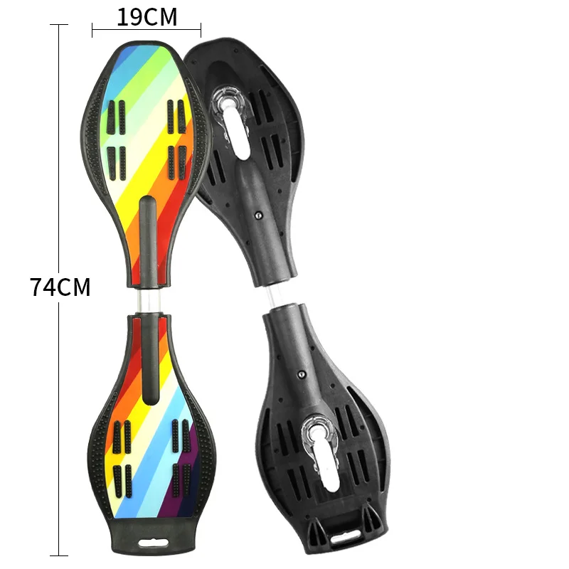 Полипропиленовый скейтборд двухколесный для детей бронтозавр детей|Скейтборд| |