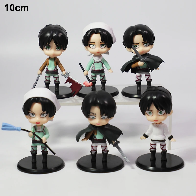 5-10cm Anime Figures Q Version Tokyo Revengers Jujutsu Kaisen Haikyuu Attack on Titan PVC Action Figure Model Toys Doll | Игрушки и
