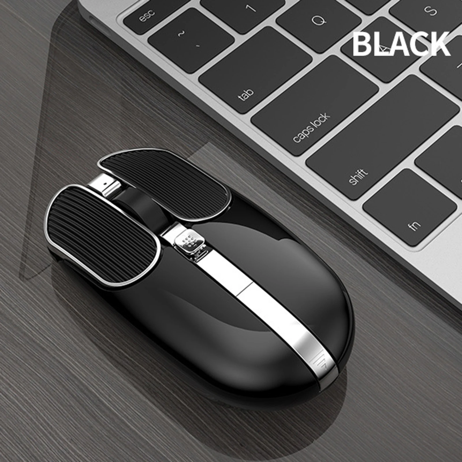 

Portable 2.4G Wireless Mouse Ergonomic Gaming Mice 2400DPI 3 Adjustable Levels Silent for PC Laptop